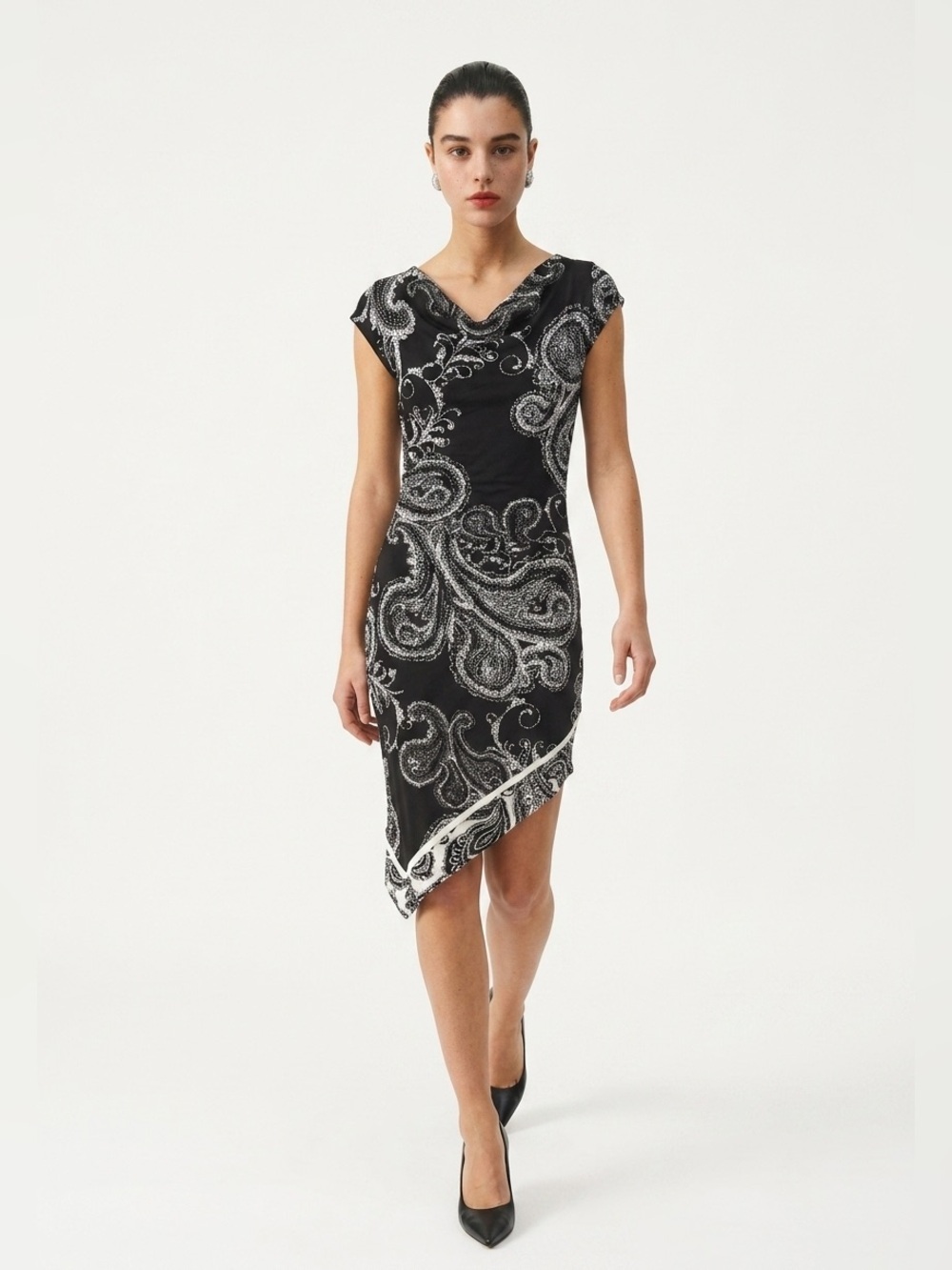 Le château ruched dress asymmetrical hemline